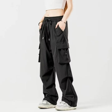 Trousers Quick-drying work pants for men and women the same style summer thin outdoor sports paratrooper pants waterproof charge