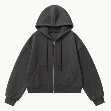 Cozy Zip-Up Hoodie Jacket – Women’s Winter Sweatshirt