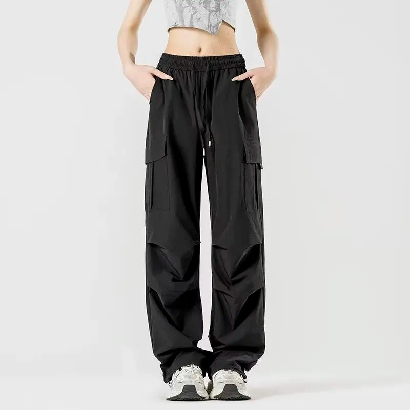 Trousers Quick-drying work pants for men and women the same style summer thin outdoor sports paratrooper pants waterproof charge
